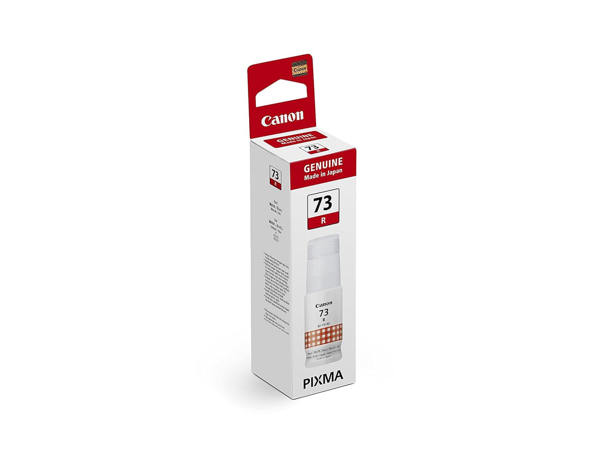 Canon GI-73 R Original Red Ink Bottle | Genuine Ink for Compatible PIXMA MegaTank Printers