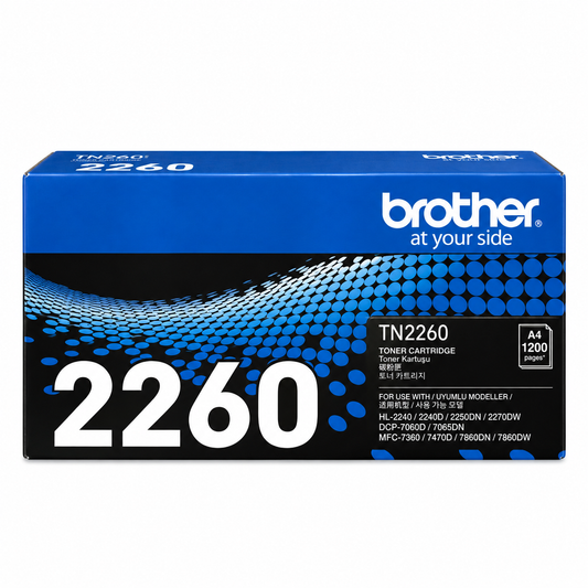 Brother TN2260 Original Black Toner Cartridge – 1200 Pages