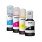 Epson 001 Ink Bottle Set – Black, Cyan, Magenta & Yellow | 4 Colour Ink Refill Set