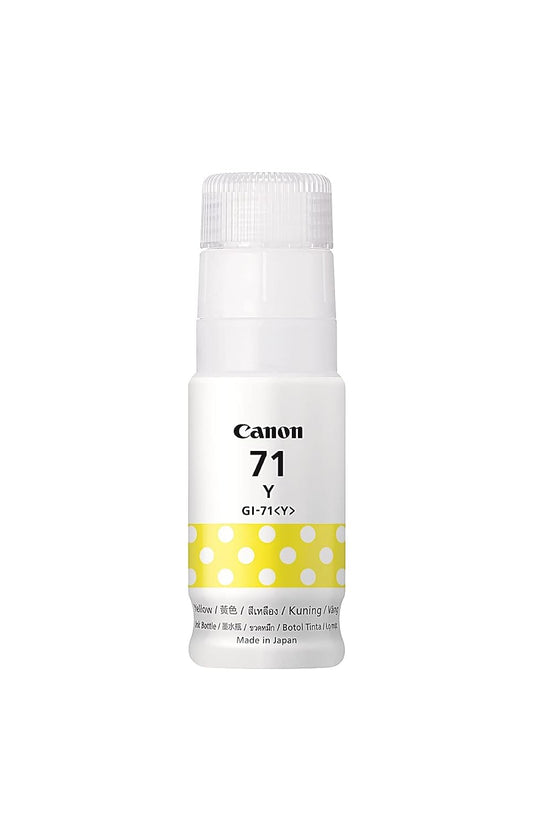 Canon PIXMA GI71Y Yellow Ink bottlefor G1020,G2020,G3020,G2060,G3060, G1737,G2770,G3770,G4770, G1730,G2730,G3730