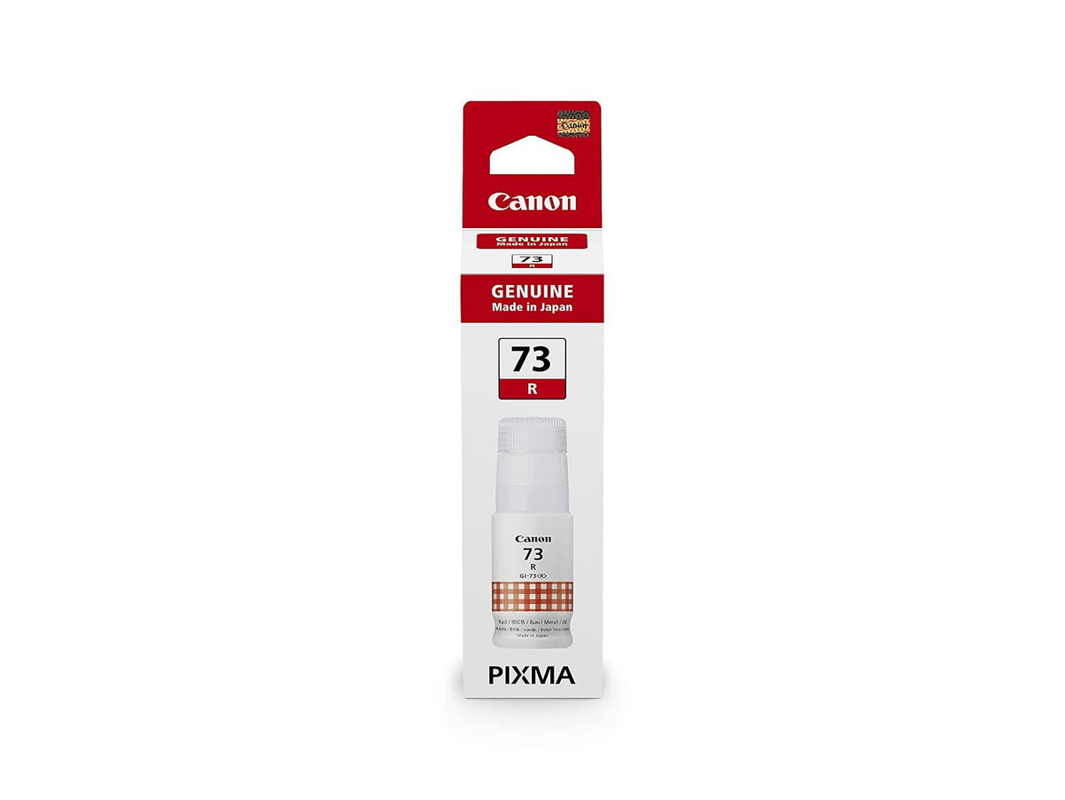 Canon GI-73 R Original Red Ink Bottle | Genuine Ink for Compatible PIXMA MegaTank Printers
