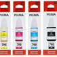 Canon GI 790 B/C/Y/M Ink Bottles Combo Compatible with PIXMA G1000 G1010 G2000 G2010 G3000 G3010 G4000 G4010 Printers