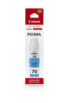 Canon GI-70 C Original Cyan Ink Bottle 70ml | Genuine Ink for Compatible PIXMA MegaTank Printers