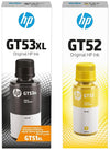 HP GT53XL 135ml Black Original Ink Bottle – High Yield Pigment-Based Ink for Compatible HP Ink Tank & Smart Tank Printers