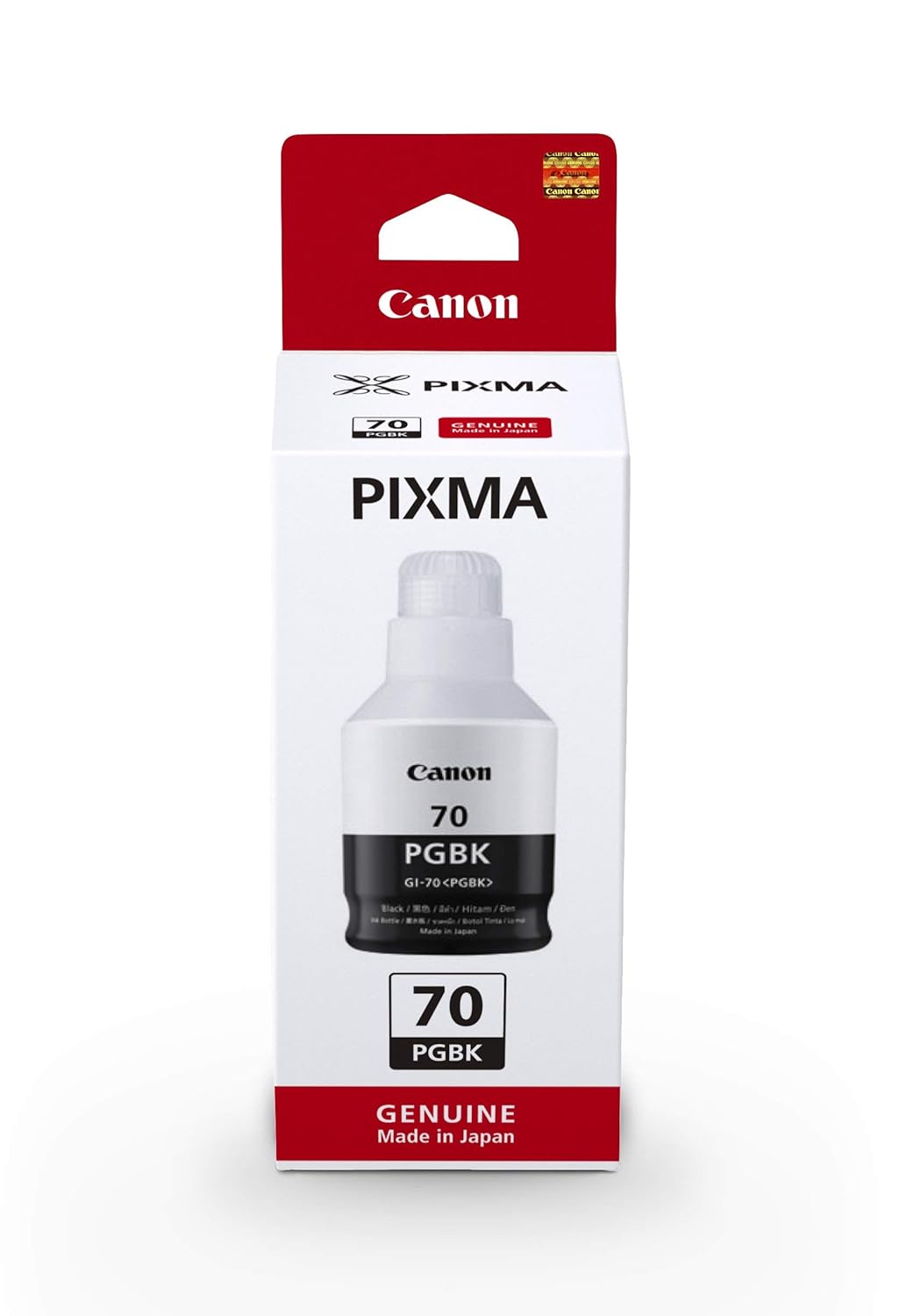 Canon GI-70 PGBK Original Black Pigment Ink Bottle 135ml for PIXMA G-Series Printers