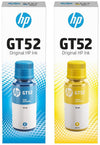 HP GT52 70ml Yellow Original Ink Bottle – High-Yield Dye-Based Ink for HP Ink Tank & Smart Tank Printers