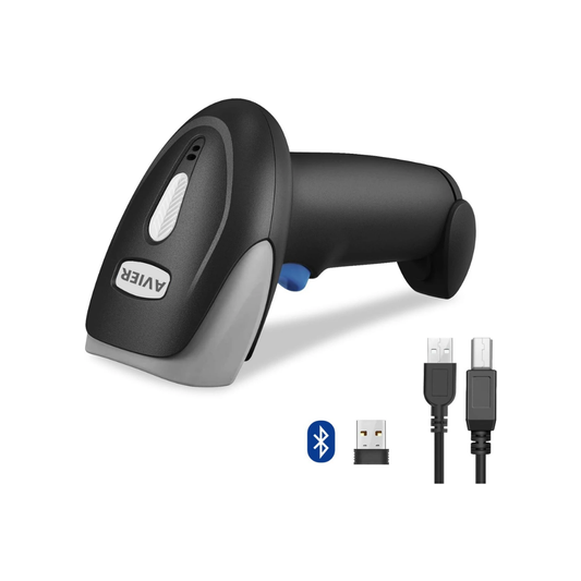 Avier New Wireless Bluetooth Barcode Scanner Best 3 In 1 USB Wired 2 4g Reader Scanner 2D 1D QR Code Automatic Fast Precise Camera