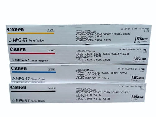 Canon NPG-67 Toner Cartridge Set